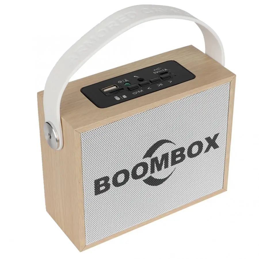 

Altavoz Bluetooth Bluetooth Speaker Waterproof Simple Style High Quality Multi-Functional Wooden Portable Bluetooth Speaker