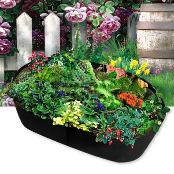 

Felt Vegetable Plant Grow Bag DIY Potato Grow Planter Tomato Flowers Planting Container Bag Thicken Garden Pot Garden Supplies