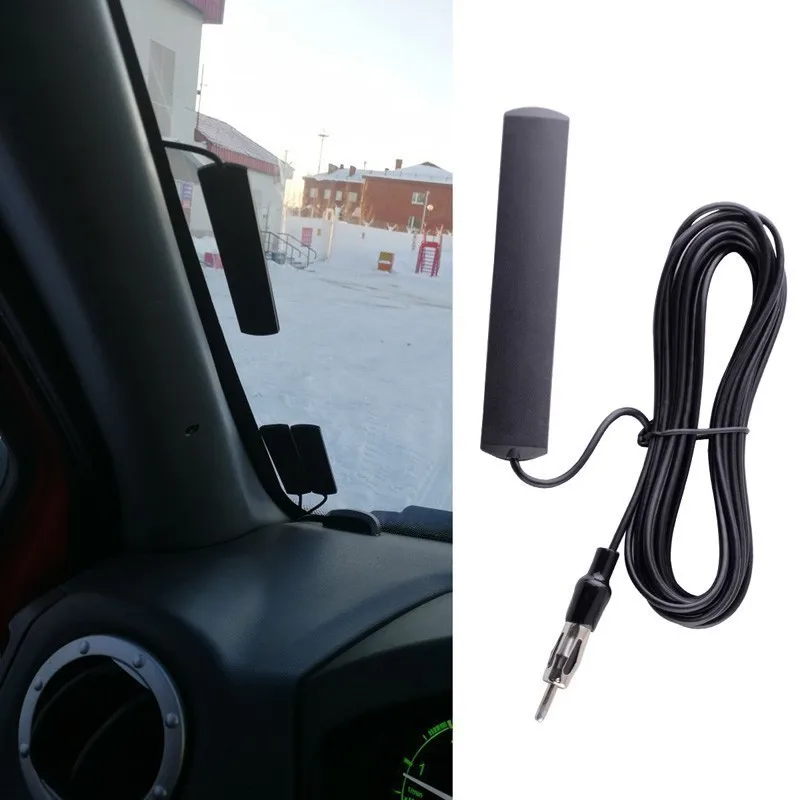 Universal Car Radio Patch Antenna Aerial With 5M Stability Signal Cable ANT 309 80 120MHz