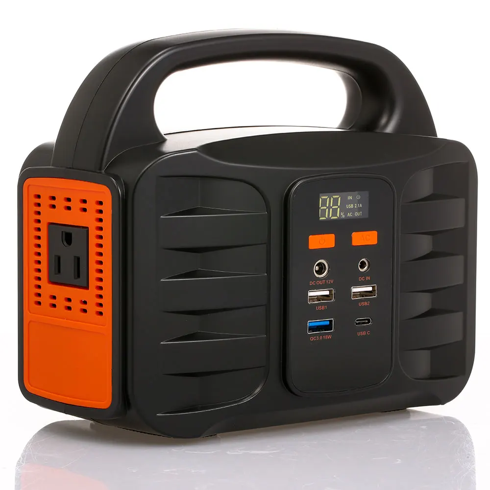 

Portable Generator Power Station 155Wh Emergency Backup Lithium Battery Quiet Gas-free Power Inverter USB Charge/Solar Generator