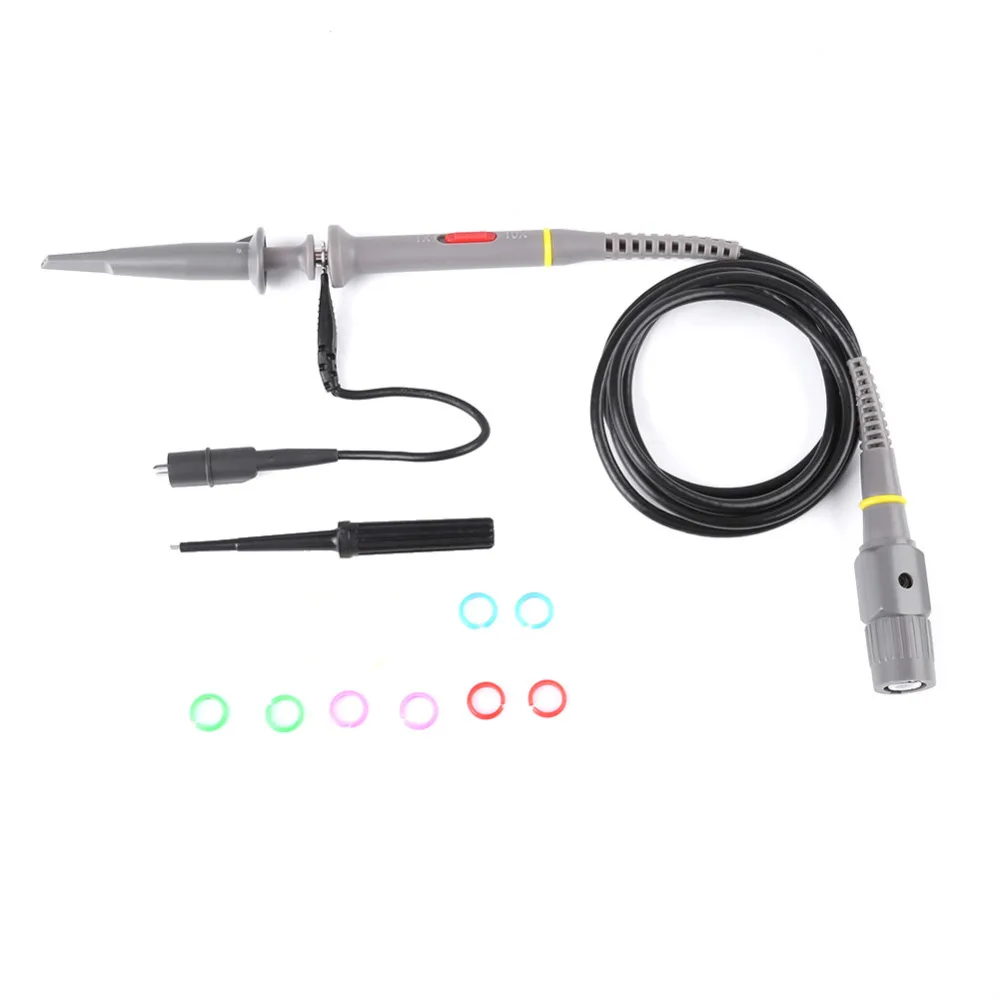 

New Pp-80 Oscilloscope Probe Kit 60 Mhz Osciloscopio Accessories Clip Passive Low -Impedance Attenuation Probe Cable