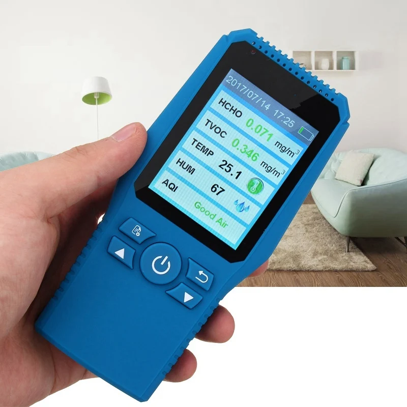 

Big Promotions LCD Digital Formaldehyde Detector Meter Formaldehyde Air Quality Tester Sensor HCHO TVOC PM2.5 Meter Air Analyzer