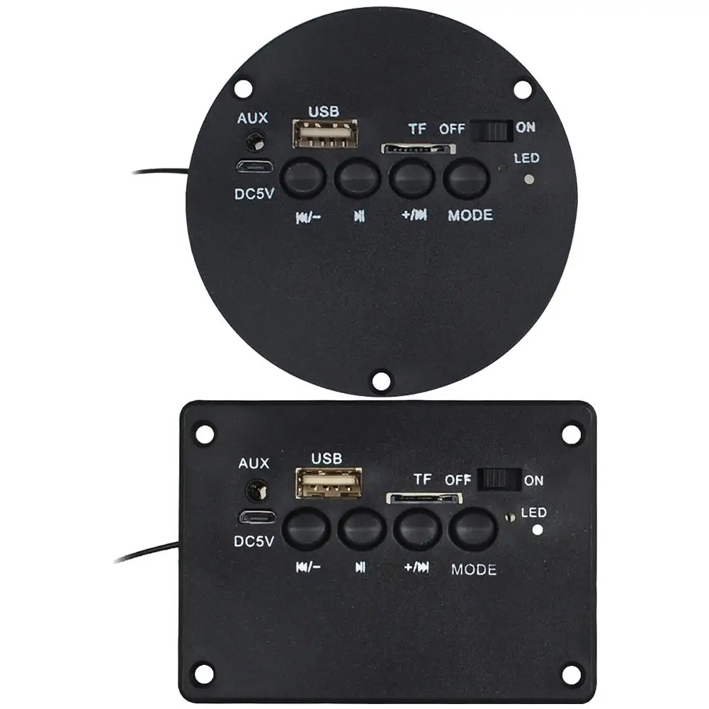 

Bluetooth Digital Power Amplifier Board 5V High Power Rechargeable Subwoofer Audio PCB Board LCD Controller Board Round Square