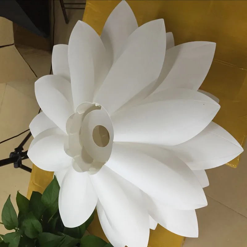 Творческий DIY Лотос люстра PP кулон Droplight тенты потолок украшения комнаты