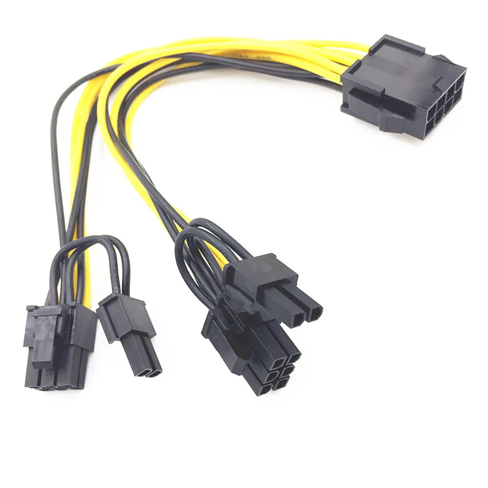 Удлинительный кабель JONSNOW Power 20 см 8 контактный штекер двойной 8Pin(6 + 2) PCI E для