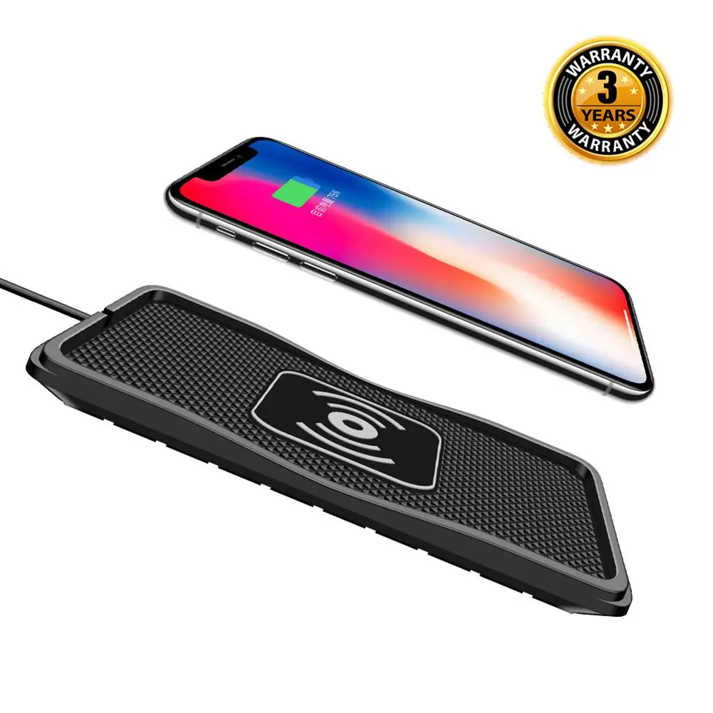 Professional Qi Wireless Fast Charger Car Phone Holder Mount Non-Slip Pad Mat For IPhone XS MAX XR