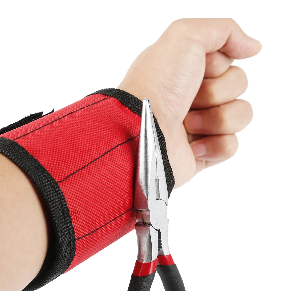 Portable Hand Tool Belt Magnetic Bracelet Wristband Polyester Screws Nails Drill Wrist Bangle Holder for Car Auto Repair Kit Portable Hand Tool Belt Magnetic Bracelet Wristband Polyester Screws Nails Drill Wrist Bangle Holder for Car Auto Repair Kit