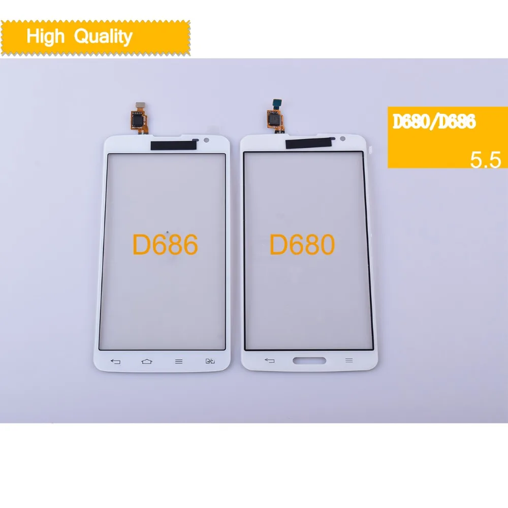 10 шт./лот для LG G Pro Lite Single SIM D680 Dual D686 сенсорный экран Сенсорная панель Сенсорный