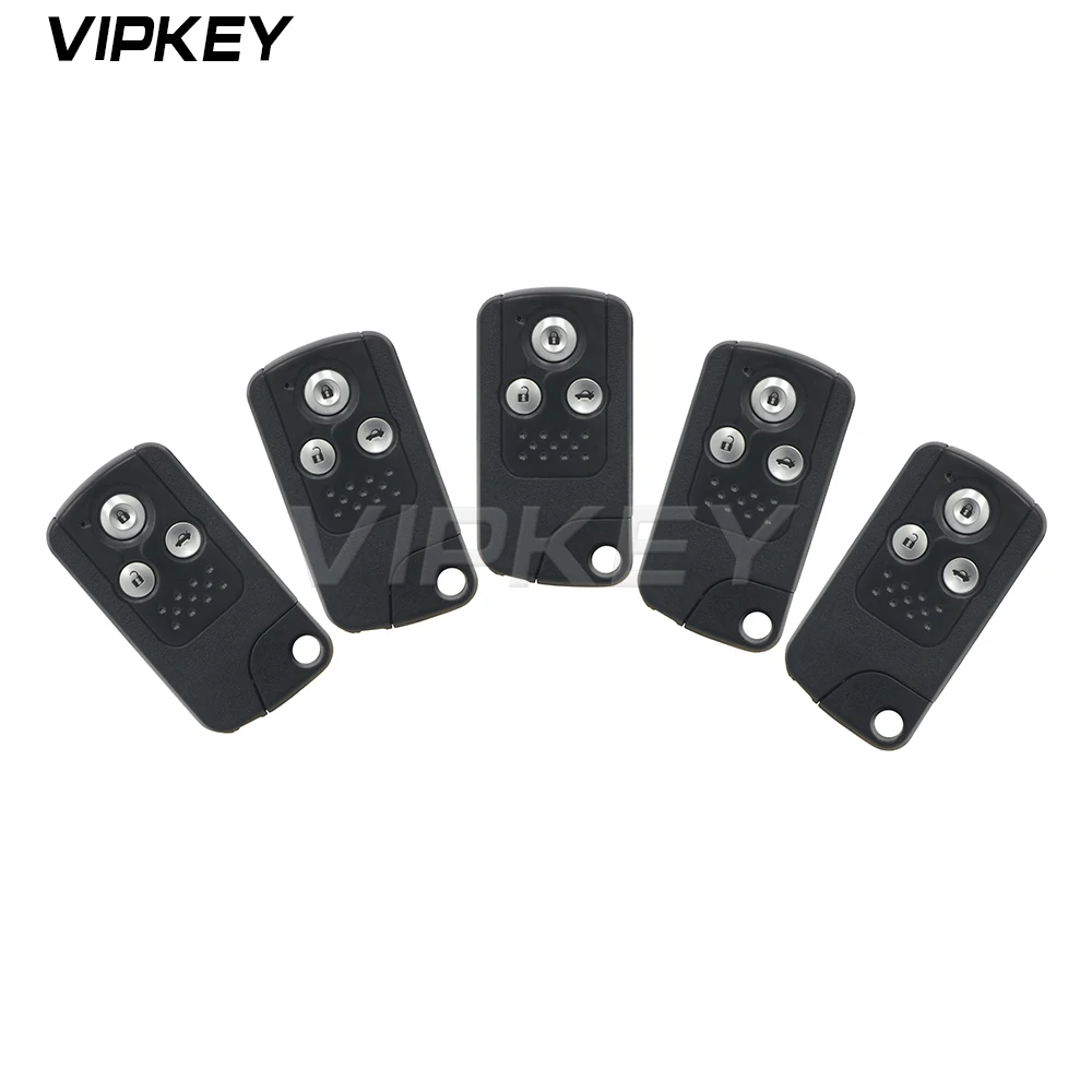 Remotekey 5pcs 3 Button 434Mhz ID46 Chip For Honda CRV 2013 2014 2015 Smart Car Key