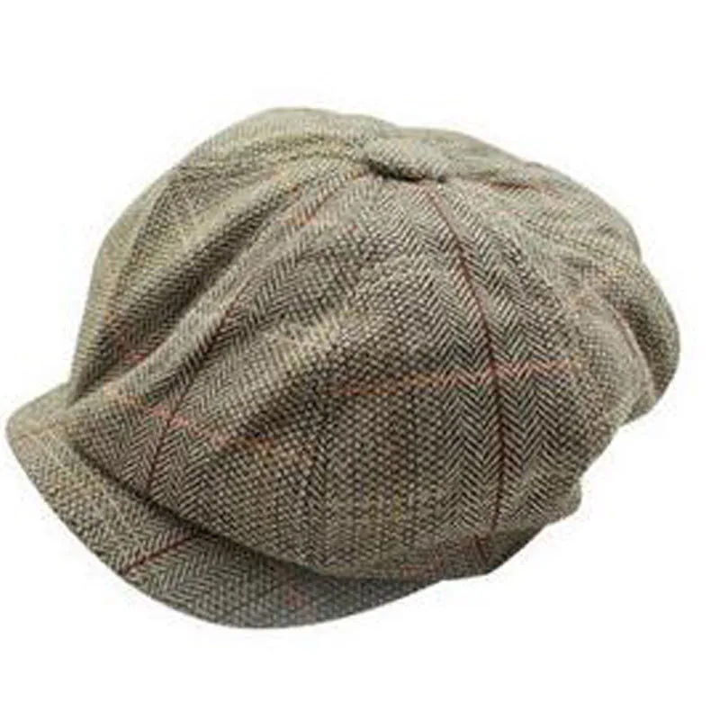 

Fashion Unisex Casual Plaid Charm Women Men Corduroy Duck Tongue Beret Cap Embroidery Letter Adjustable Hat One Size For Adults