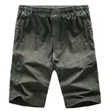 Мужские шорты 6xl 5xl 3xl Большие размеры свободные Бриджи мужские эластичные пояса большие и высокие мужские большие размеры повседневные мужские шорты Карго