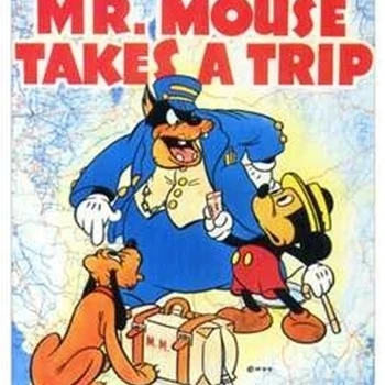 Mr Mouse Takes a Trip Movie Poster (11 x 17) | Дом и сад