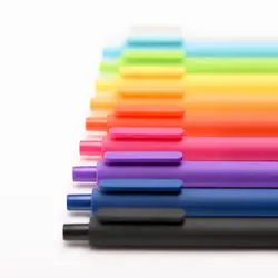 KACO PURE гелевая ручка, Студенческая, 0,5 мм цветная заправка, матовая, цветная