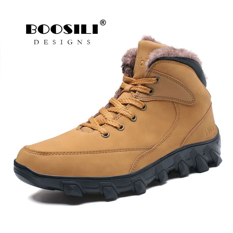 Botas hombre/Новинка г.; мужские ботинки; зимняя обувь с мехом; Мужская плюшевая теплая нескользящая обувь; большие размеры 39-46; высокое качество; скидка