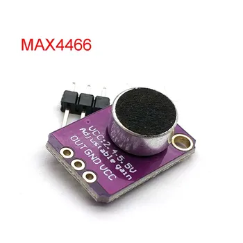 

GY-MAX4466 MAX4466 Electret Microphone Amplifier Module Adjustable Gain OUT GND VCC Amplifier Board 2.4-5V DC For Uno