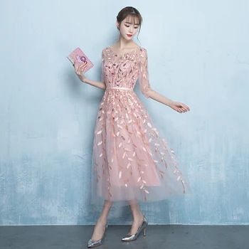 

Pink Wedding Party Dress Chinese Fashion Womens Elegant Qipao Sexy Slim dresses Robe Retro Oriental Cheongsam Vestido S-XXL