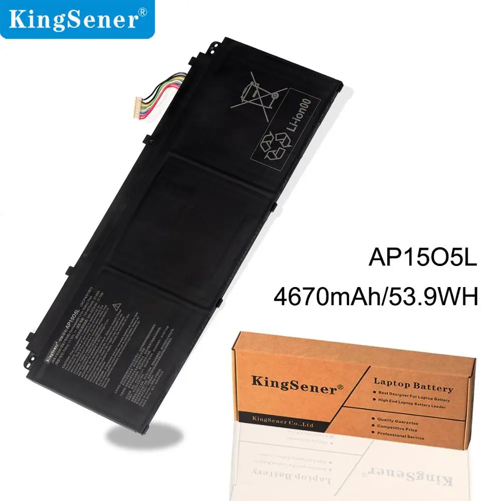 KingSener AP15O5L Laptop Battery for Acer Chromebook R13 CB5-312T CB5-312T-K0YK/K8Z9 11.55V 4670mAh/53.9WH