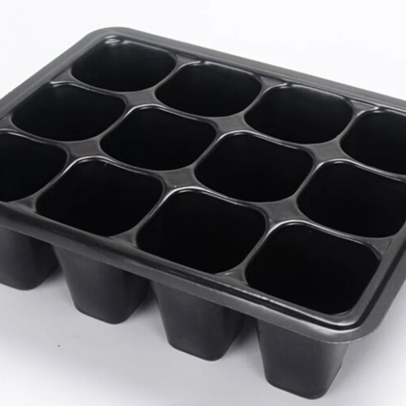 6/12 Plastic Nursery Pots Planting Seed Tray Kit Plant Germination Box with Dome and Base Garden Grow Box Gardening Supplies 6/12 Plastic Nursery Pots Planting Seed Tray Kit Plant Germination Box with Dome and Base Garden Grow Box Gardening Supplies