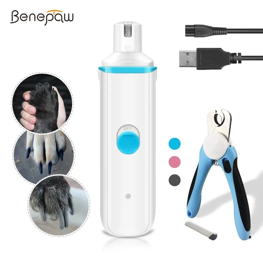 Электрическая машинка для стрижки ногтей домашних питомцев Benepaw ультра Тихая