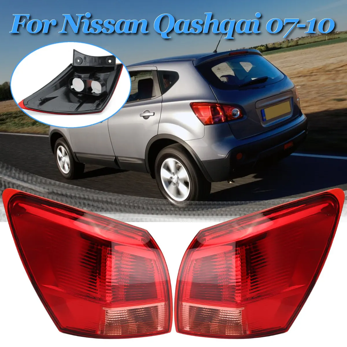 

Left/Right Outer Rear Tail Light Lamp Taillight Brake Lamp Stop Light For Nissan Qashqai 2007 2008 2009 2010