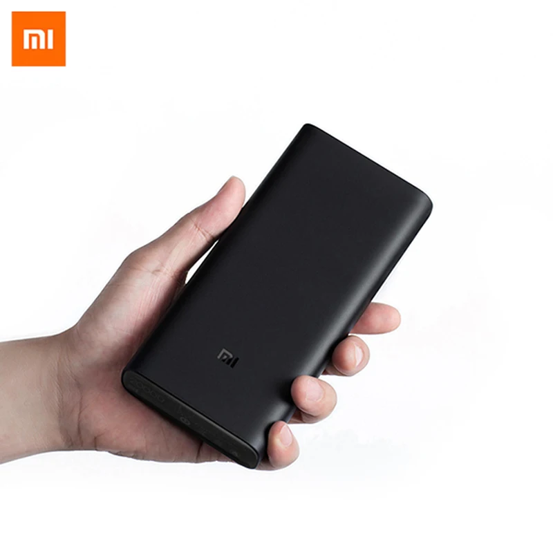Внешний аккумулятор Xiaomi Mi Power Bank 3 PLM07ZM QC3.0 20000 мАч двусторонняя быстрая зарядка 45