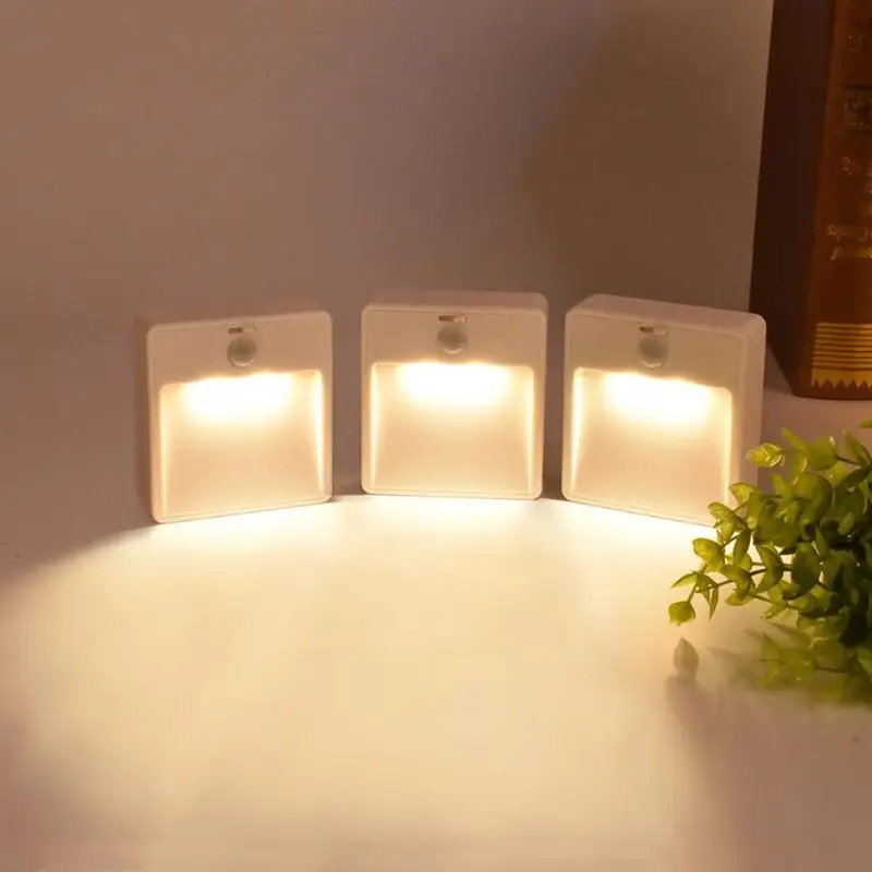

2LED Smart Corridor Night Light Infrared Human Body Motion Sensor Wall Lamp Indoor Night lighting