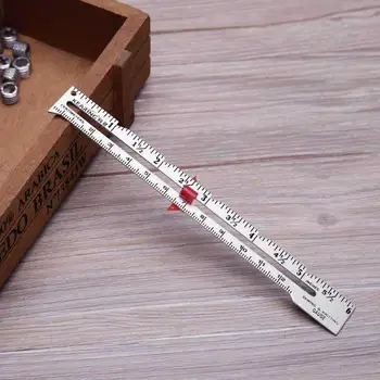 

Metal Material Straight Ruler 6'' 15cm Metal Hand Patchwork Ruler Sewing Gauge for Measuring Stitch Length High Quality