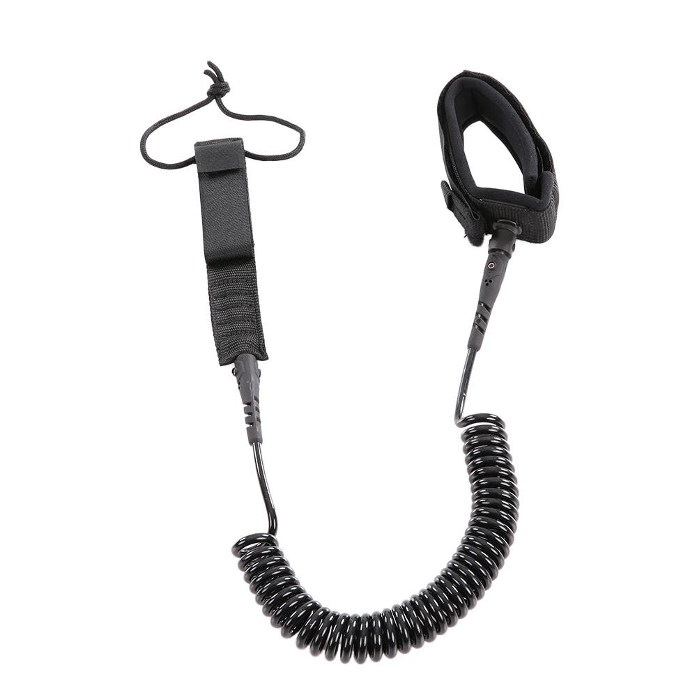 

5.5mm Thick Coiled SUP Leash Cord Body Board Bodyboarding Ankle Leash for Paddleboard Surfboard