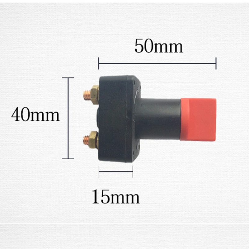 Электрический 100A батарея изолятор выключателя отключения мощность отрезать Kill Switch 43*37 * мм 64 мм для трюмный насос лодка автомобиль грузовик