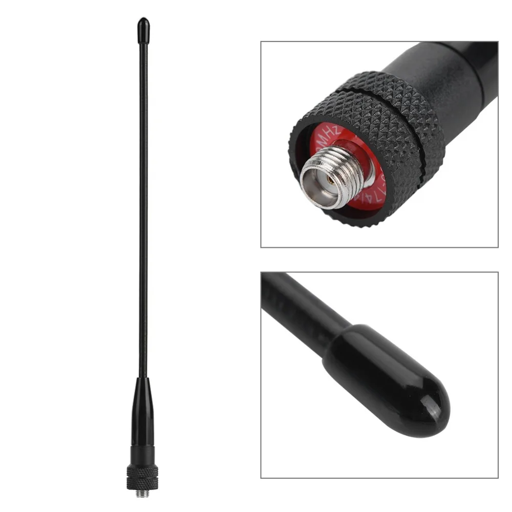 SOONHUA SMA типа Мама двойной широкая полоса гибкая антенна VHF/UHF 144/430 МГц