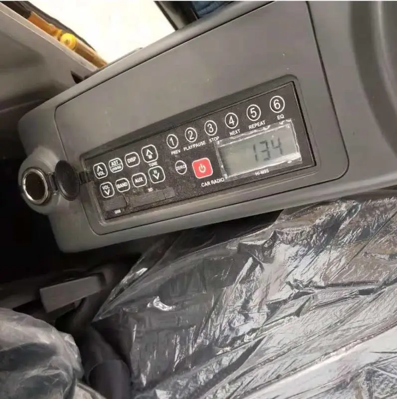 HIDAKA M95 1Din FM радио в тире с USB SD для Sumitomo Takeuchi Hitachi Komastu экскаватор 12V 24V IP6X часы