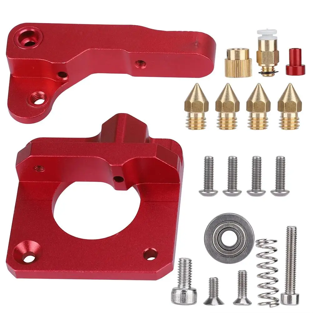 

Replacement Aluminum Extruders MK8 CR10/CR10s Drive Feed For Creality 3D Printer Accessories Extruders Kit