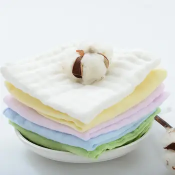 

12-layer Washed Gauze Handkerchief Baby Nappy Cotton Diapers Baby Breathable Cotton Dedicated Diapers