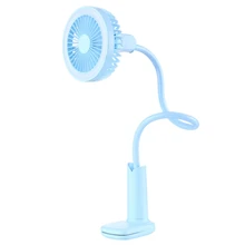 PW-0021 Мини Гибкий клип вентилятор с ночным светом