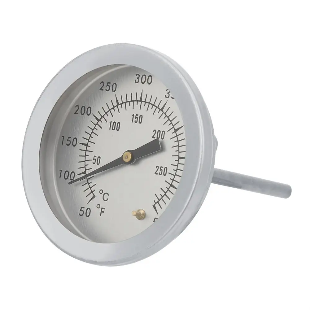 

Barbecue BBQ Thermometer Smoker Grill Thermometer Temperature Gauge Analog Dial Double Scale 0-300 Degree