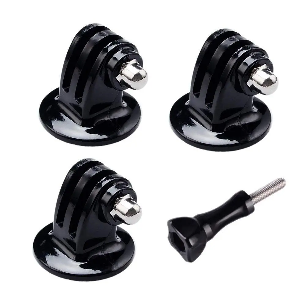 

4PCs/Set Tripod Mount Monopod Adapter for Gopro Hero 4 3+ 3 2 1 Sjcam SJ4000 Xiaomi Yi Action Camera Stand Go Pro Accessories