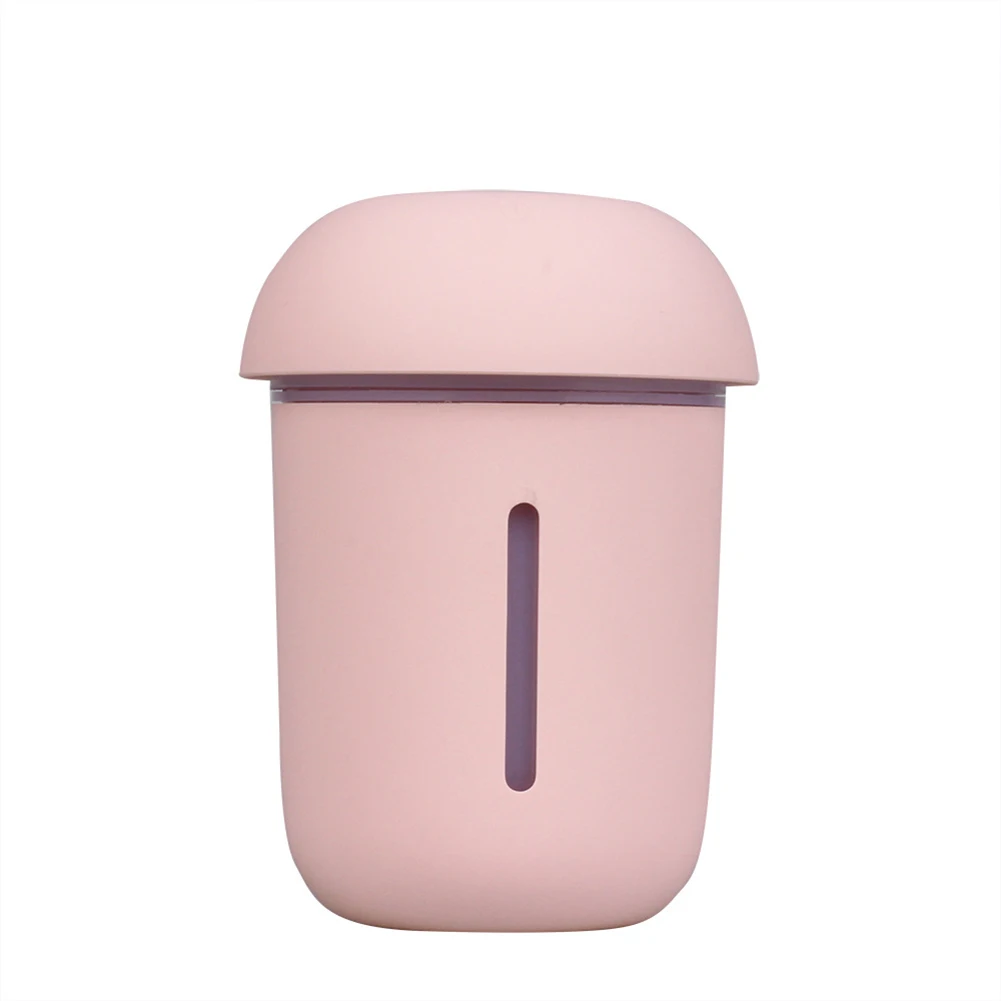 

200ML Car Air Purifier Multi-functional 3 in 1 USB Charging Water Meter Fan 7 Color LED Nightlight Mushroom Humidifier