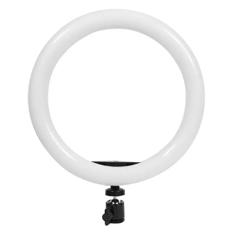 

Dimmable 10 inches 5W LED SMD 3200-5500K Ring Light Kit Studio Video Light Extended Mini Ball Head Phone Holder for Photography