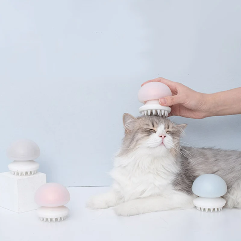 

Pet Massager Grooming Comb Anti-static Cat hair Cleaning pet Massager Comb Hair remover Massage Brush Animal Cat supplies