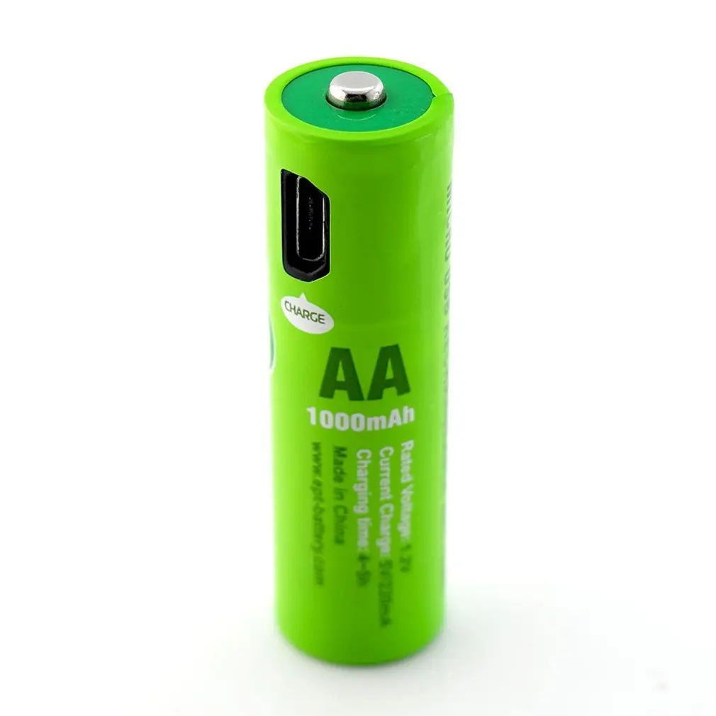 NiMH AAA Battery Built In USB Charging Port 1000mAh Short