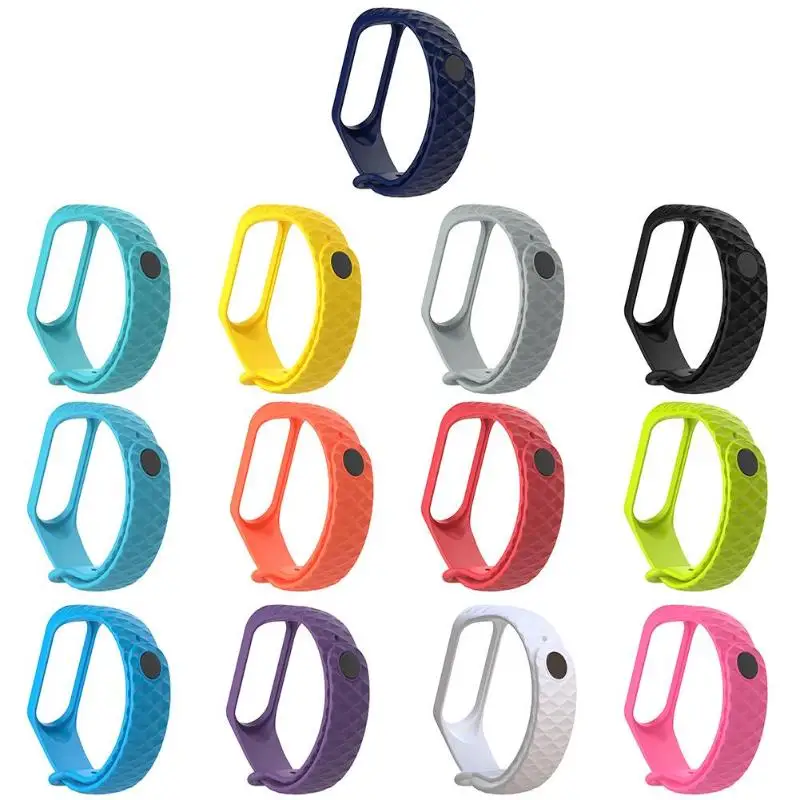 

Silicone 220mm Wriststrap Wristband for XiaoMi 3 mi Band 3 Wrist Strap Health Silicone Miband 3 Wristband Original Replacement