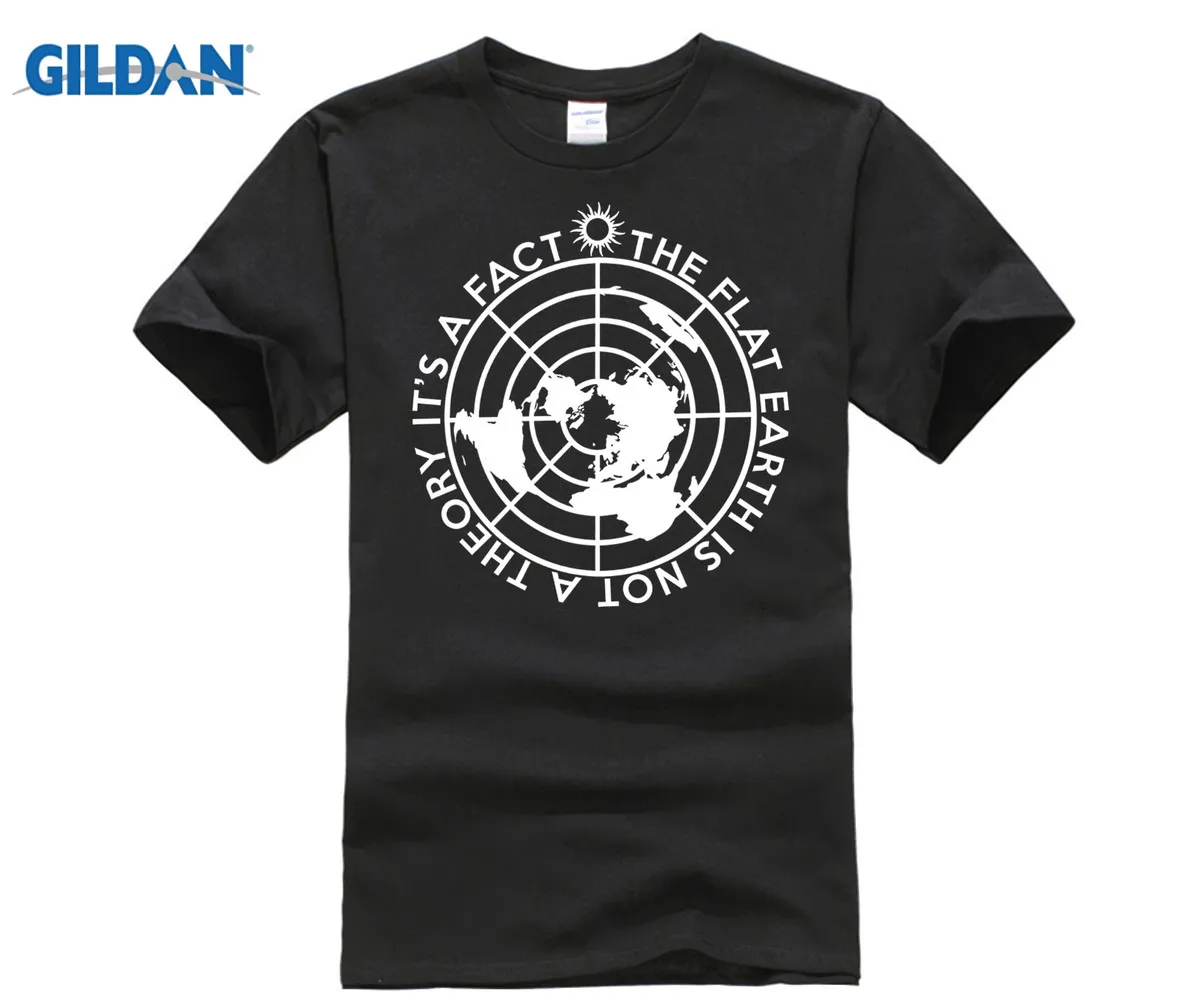 

GILDAN Flat Earth T-shirt Conspiracy Theory shirt