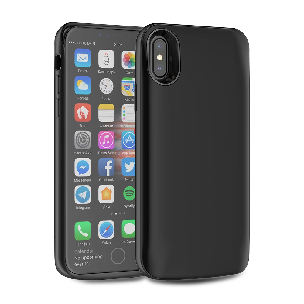 Чехол для зарядного устройства iPhone X/Xs 3600 мАч чехол телефона|Чехлы с
