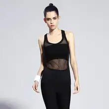 Спортивная быстросохнущая жилетка без рукавов для бега фитнес Топ Slim Mesh Top T Shirt