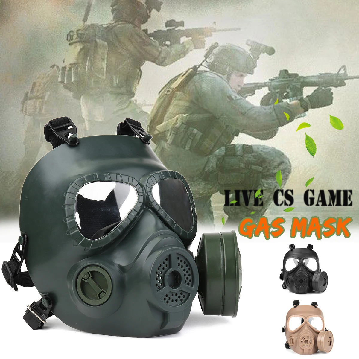 

M04Gas Mask Use For Tactical Competition Dummy Gas Mask Fan multiple color Innovative Design For Cosplay Protection Gear Wargame