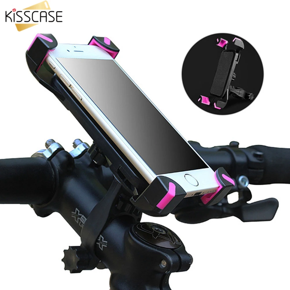 

KISSCASE Univeral Mount Bracket Bike Phone Holder For iPhone For Huawei Support For Moto Stand Bag Bicycle Handlebar For Samsung