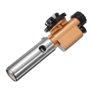 

FORGELO Flame Maker Adjustable Portable Gas Torch Jet Fire-Power Butane Weld Burner for Picnic BBQ Up to 1350 Degree Convenient