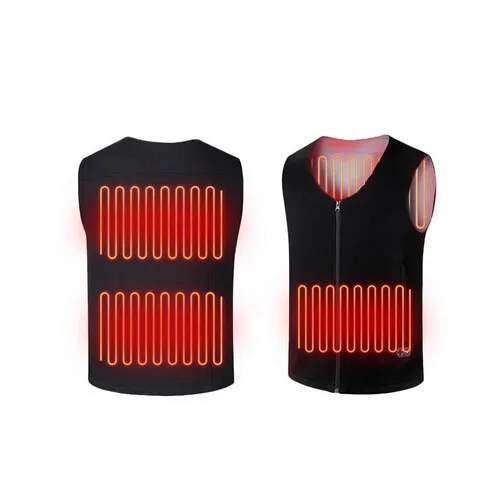 

Controllable USB Charging Intelligent Heating Cold Warm Body Electric Battery Powered Heated Vest Insulate Waistcoat