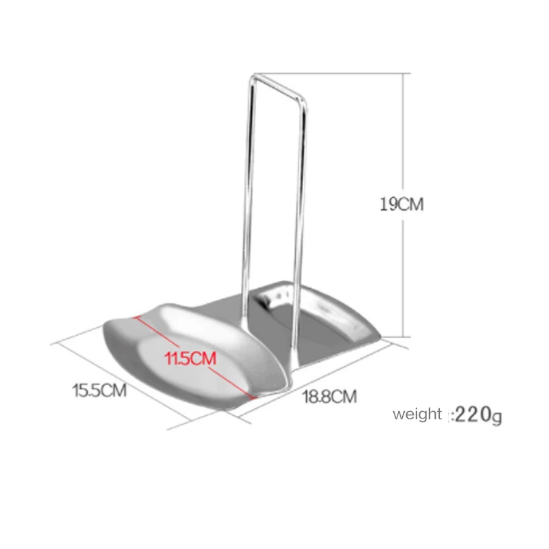 Подставки под суповые ложки из нержавеющей стали кастрюля крышка крышки стойки стойка с держателем ложек плита органайзер для хранения кухонные аксессуары