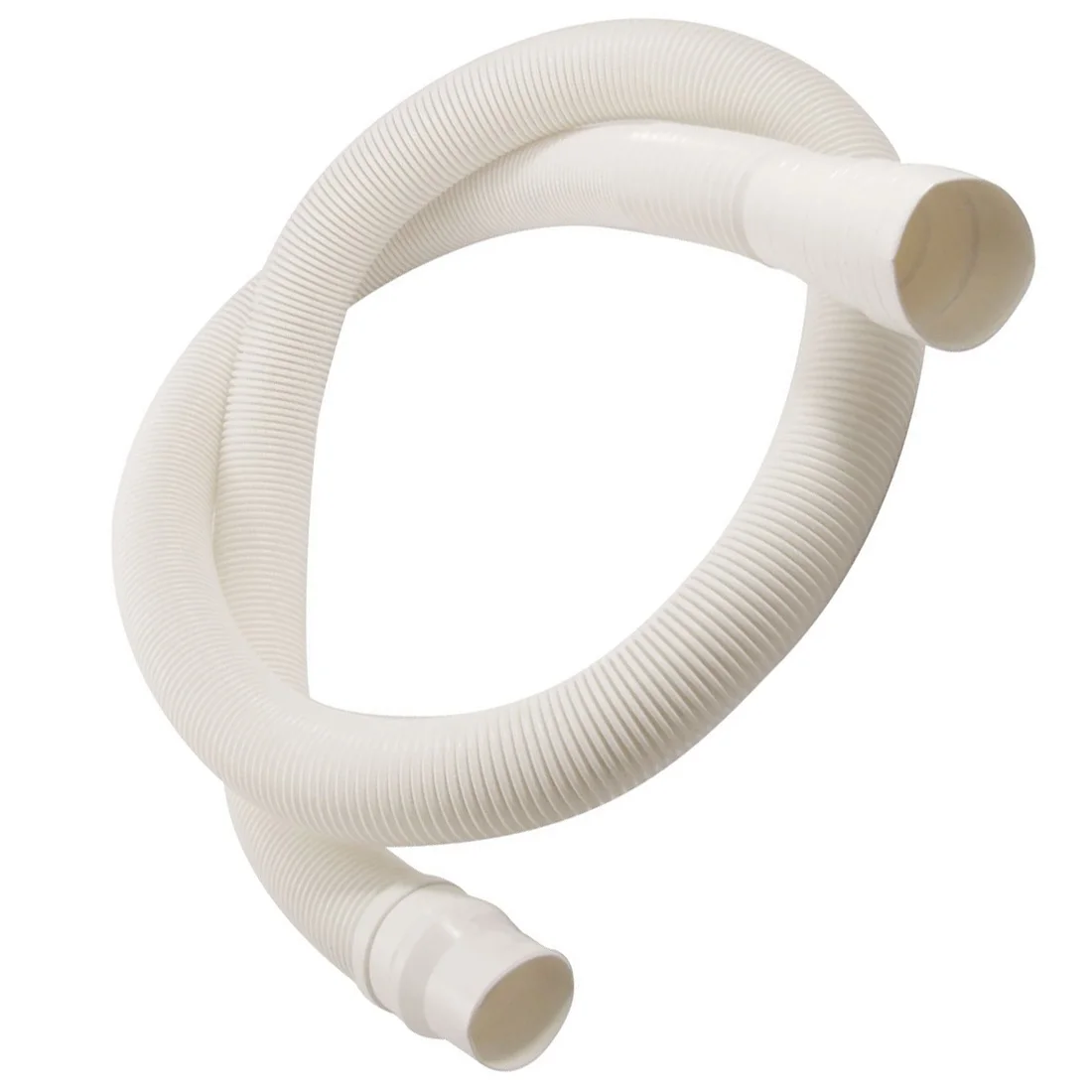

Hot Sale 57" Length Flexible Elbow Drain Hose White for Washing Machine